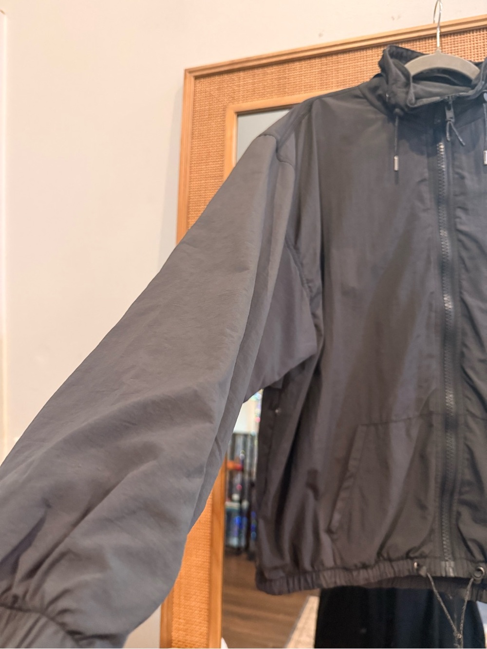 Joah Brown Classic Windbreaker Jacket Jet Medium - Picture 11 of 15